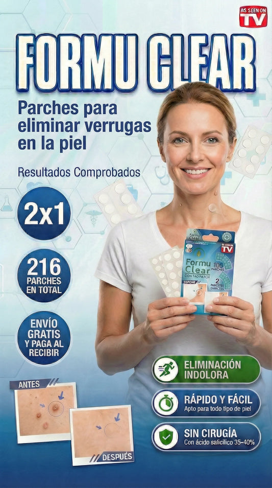 Formu Clear - Parches para Eliminar Verrugas 2x1