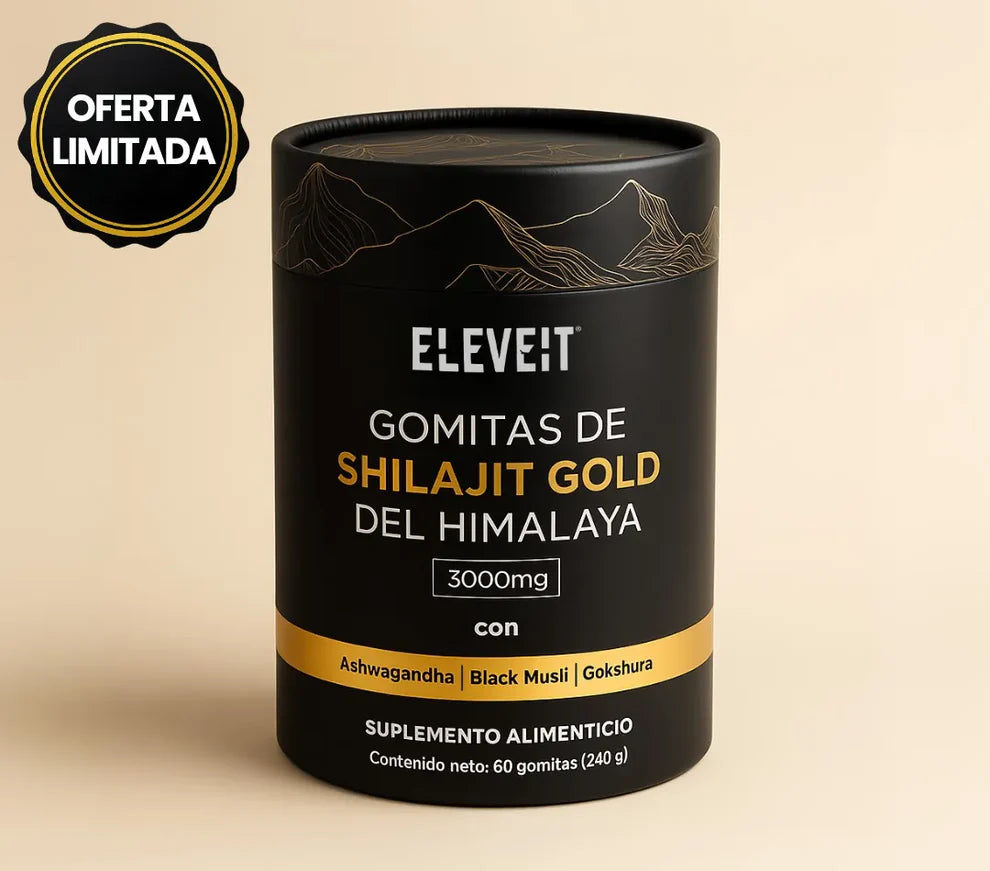 Eleveit Gold Gomitas de Shilajit Puro del Himalaya