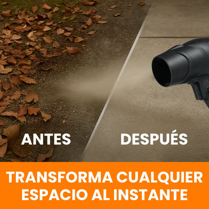 Soplador Turbo Inalámbrico Recargable para Limpieza y Secado Rápido
