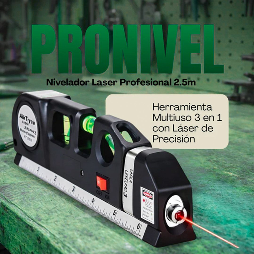 ProNivel - Nivelador Laser Profesional 2.5m