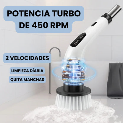 Cepillo Eléctrico de Limpieza Profunda para Baño Cocina y Más