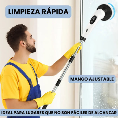 Cepillo Eléctrico de Limpieza Profunda para Baño Cocina y Más