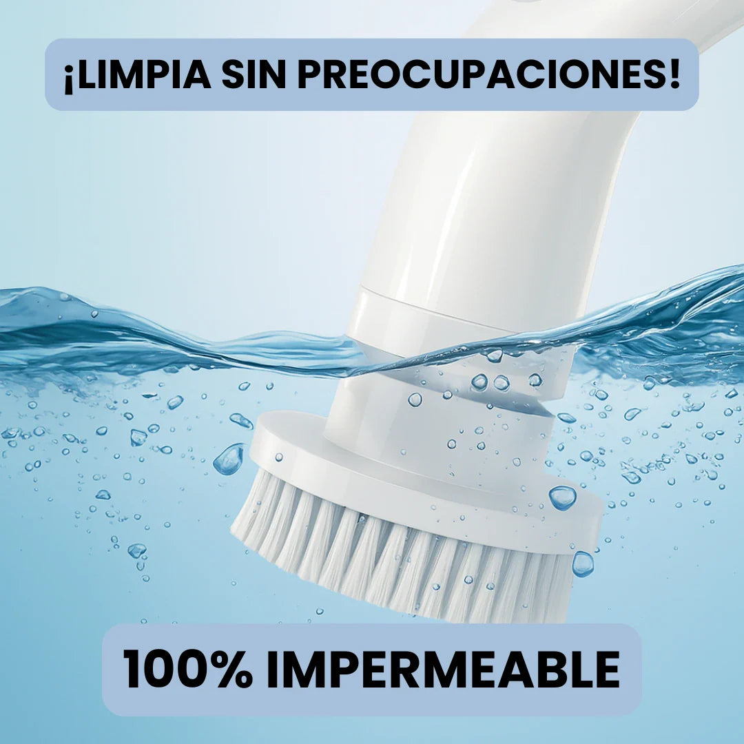Cepillo Eléctrico de Limpieza Profunda para Baño Cocina y Más