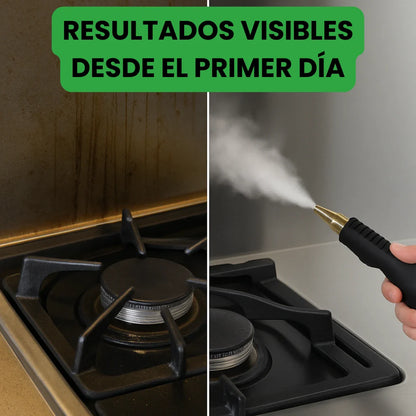 Limpiador a Vapor Alta Presión y Temperatura Portátil