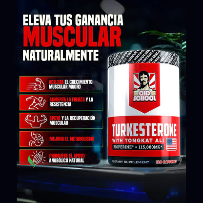Turkesterone 120 Cápsulas - Más fuerza, más resistencia, más resultado - ¡ÚLTIMAS UNIDADES EN STOCK!