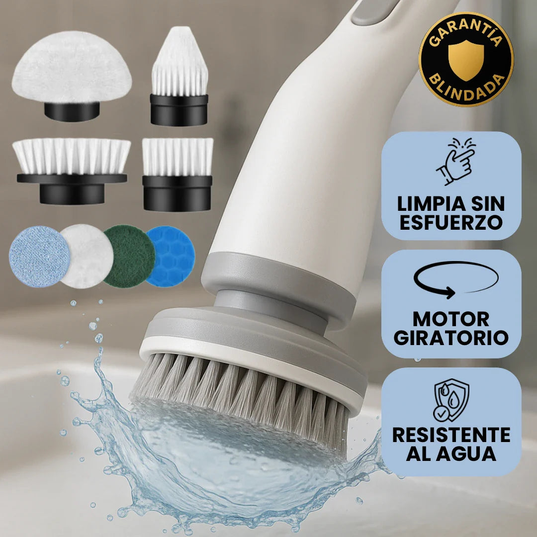Cepillo Eléctrico de Limpieza Profunda para Baño Cocina y Más