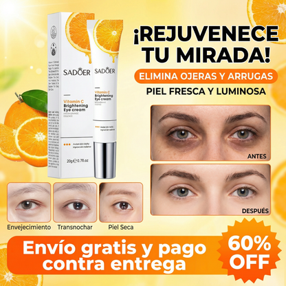 Crema Facial para Ojeras Antiedad Rejuven – Piel Joven con Vitamina C + Ácido Hialurónico
